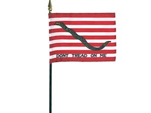 First Navy Jack Desk Flag, 4″ X 6″