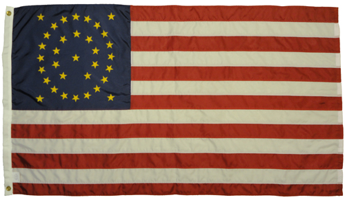 United States 34 Star Oval Gold