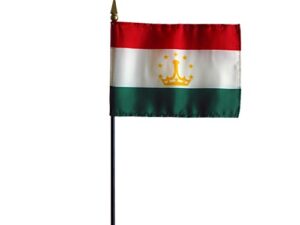 Tajikistan Desk Flag, 4″ X 6″