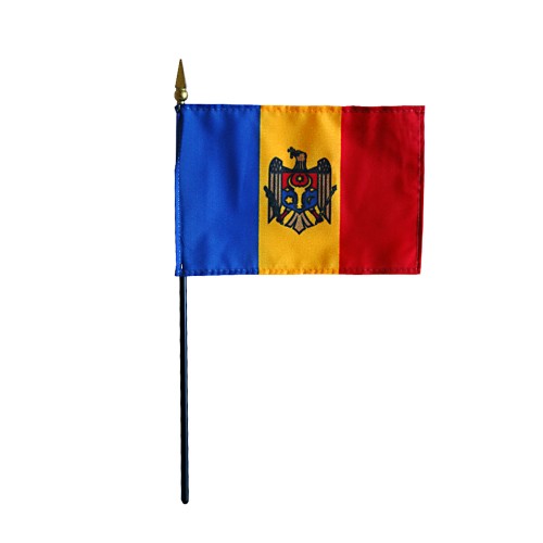 Moldova Desk Flag