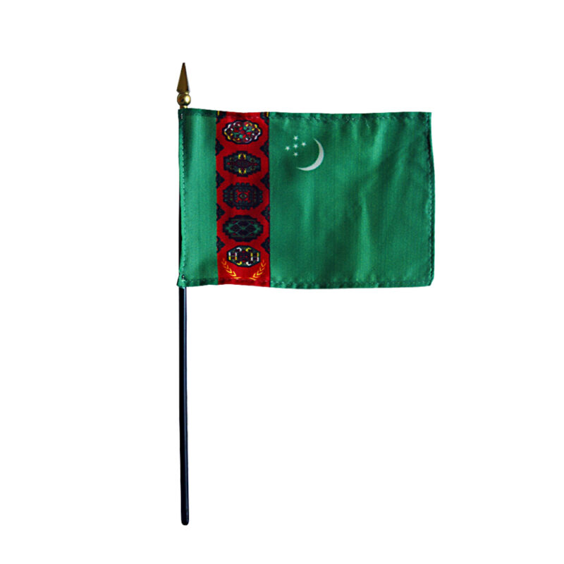 Turkmenistan Desk Flag