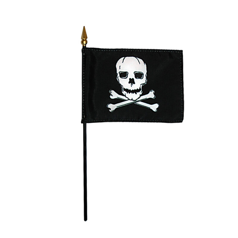 Jolly Roger Desk Flag