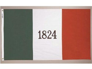 Alamo 1824 Texas Flag, Nylon 3′ X 5′