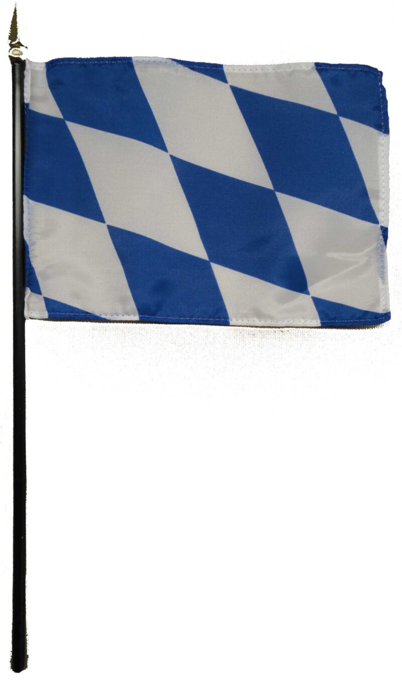 Bavaria Germany Desk Flag