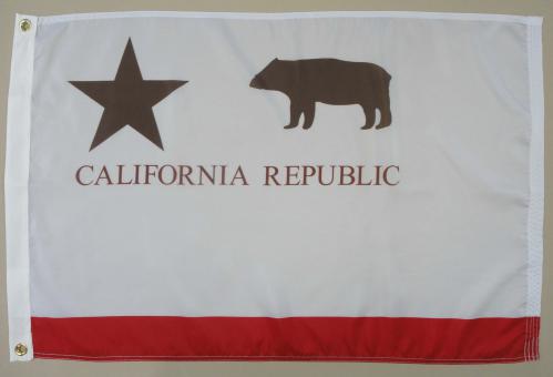 California Republic Bear Flag 2x3