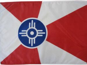 Wichita Kansas Flag, Nylon All Sizes