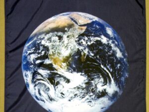 Earth Banner, Nylon 3′ X 2′