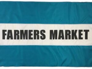 Farmers Market Message Flag, All Styles