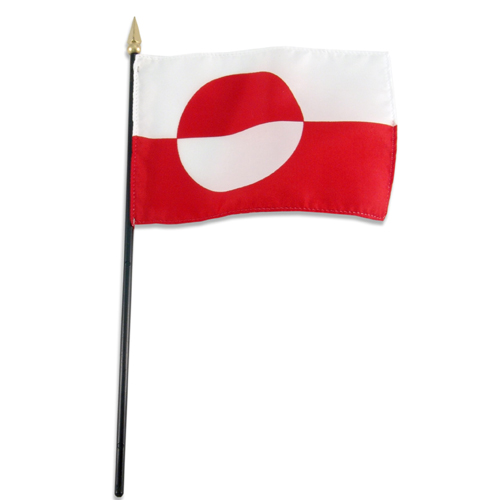 Greenland Desk Flag