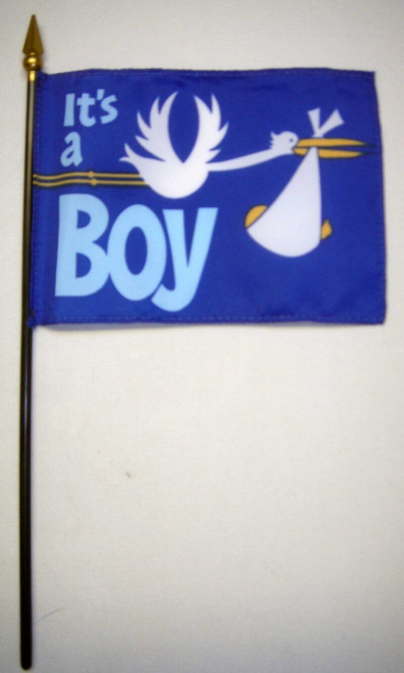 It's a Boy Desk Flag