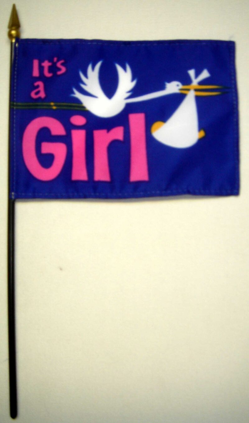 It's a Girl Desk Flag