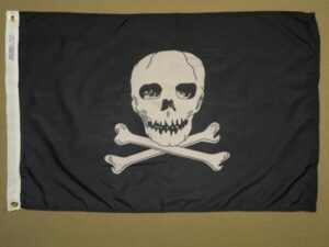Jolly Roger Flag, Nylon All Sizes