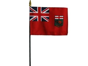 Manitoba Desk Flag, 4″ X 6″