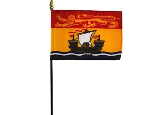 New Brunswick Desk Flag, 4″ X 6″