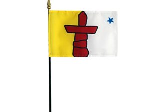 Nunavut Desk Flag, 4″ X 6″