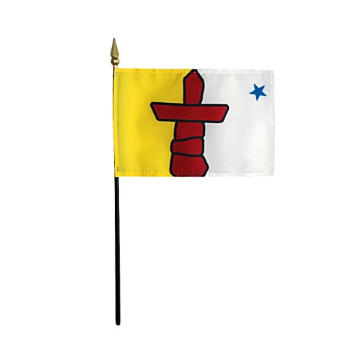 Nunavut Territory Desk Flag