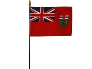Ontario Desk Flag, 4″ X 6″