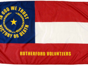 Rutherford Volunteers North Carolina, Nylon 3′ X 5′