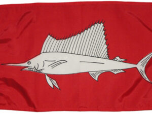 Sailfish Fish Boat Flag, Nylon 12″ X 18″