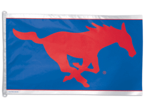 Southern Methodist University Flag, Polyester 3′ X 5′