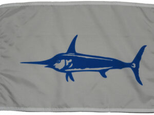 Swordfish Fish Boat Flag, Nylon 12″ X 18″