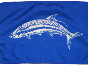 Tarpon Fish Boat Flag, Nylon 12″ X 18″