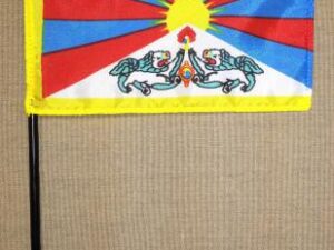 Tibet Desk Flag, 4″ X 6″