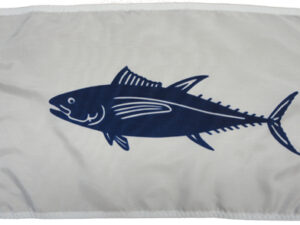 Tuna Fish Boat Flag, Nylon 12″ X 18″