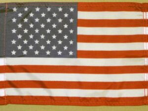 United States Motorcycle Flag , Dyed Nylon 8″ X 12″