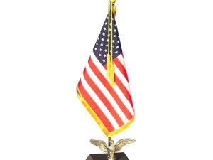 United States U.S. Ambassador Desk Flag Set, 8″ X 12″