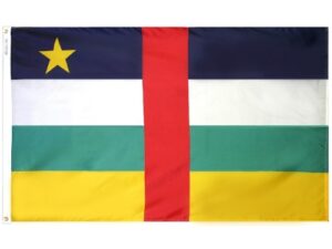 Central African Republic Flag, Nylon All Styles