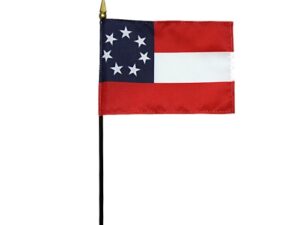 Stars & Bars Desk Flag, 4″ X 6″