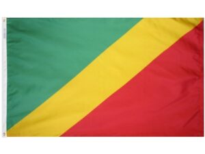 Congo Republic Flag, Nylon All Styles