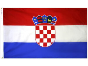 Croatia Flag, Nylon All Styles