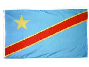 Democratic Republic Congo Flag, Nylon All Styles