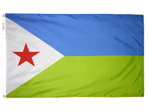 Djibouti Flag, Nylon All Styles
