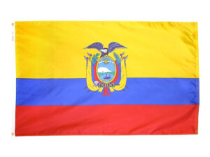 Ecuador Flag, Nylon All Styles