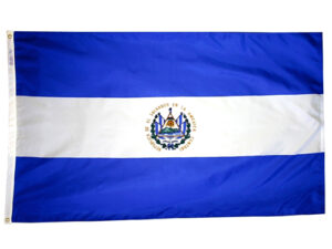 El Salvador Flag, Nylon All Styles