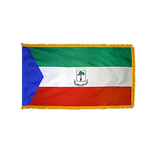 Equatorial Guinea Flag Fringed