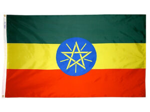Ethiopia Flag, Nylon All Styles