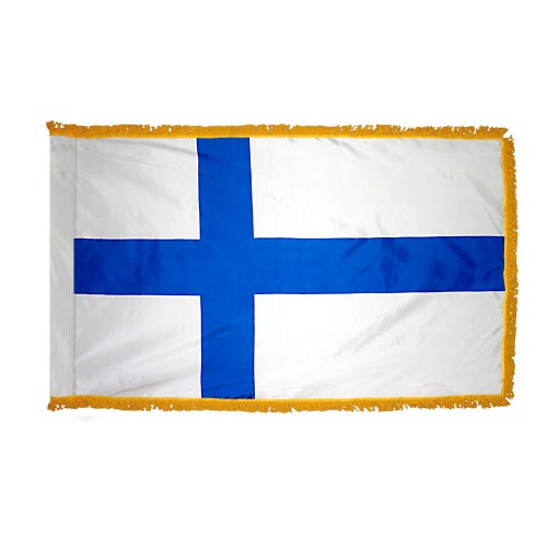 Finland Flag Fringed