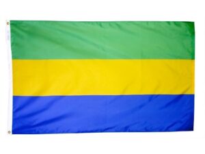 Gabon Flag, Nylon All Styles