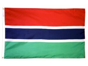 Gambia Flag, Nylon All Styles