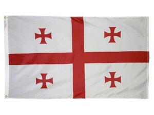 Georgia Republic Flag, Nylon All Styles