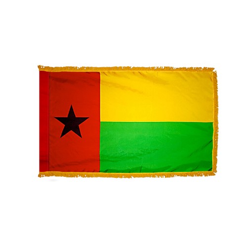 Guinea-Bissau Flag Fringed