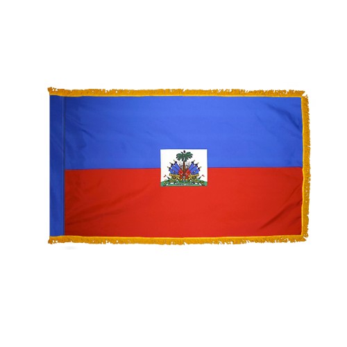Haiti Flag Fringed