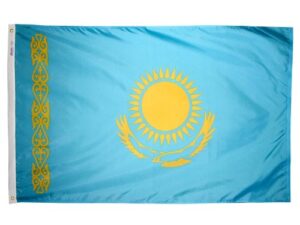 Kazakhstan Flag, Nylon All Styles