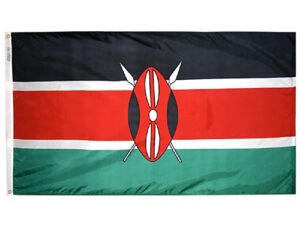 Kenya Flag, Nylon All Styles