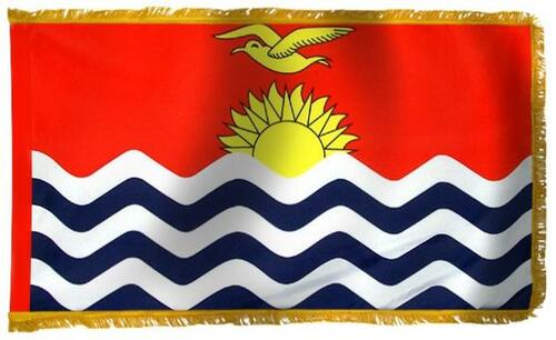 Kiribati Flag Fringed