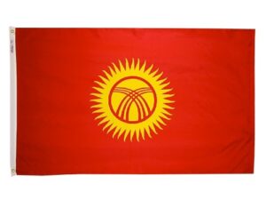Kyrgyzstan Flag, Nylon All Styles